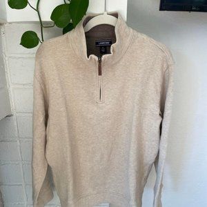 Land's End Bedford Rib Quarter Zip Sweater